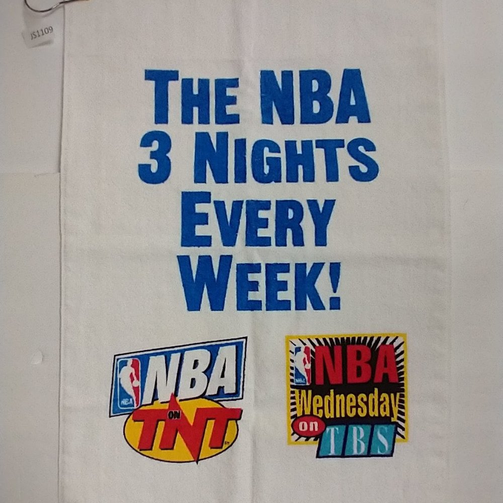 NBA towel - 16x25in - mint condition folded w/hook